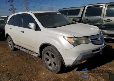 2008 Acura Mdx Sport from USA, damaged, VIN 2HNYD28508H519098